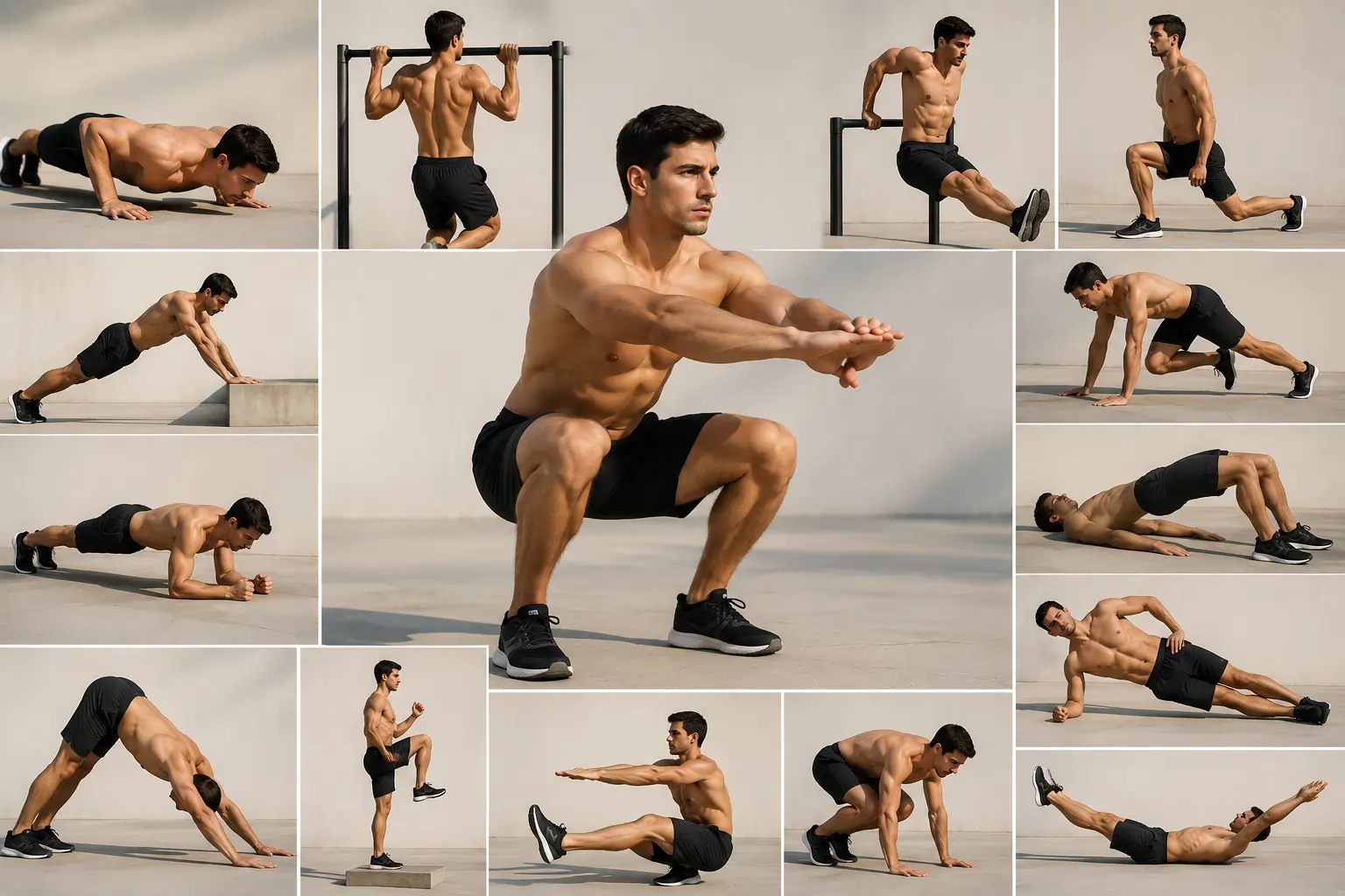 Bodyweight training — the 15 foundational exercises every beginner should master