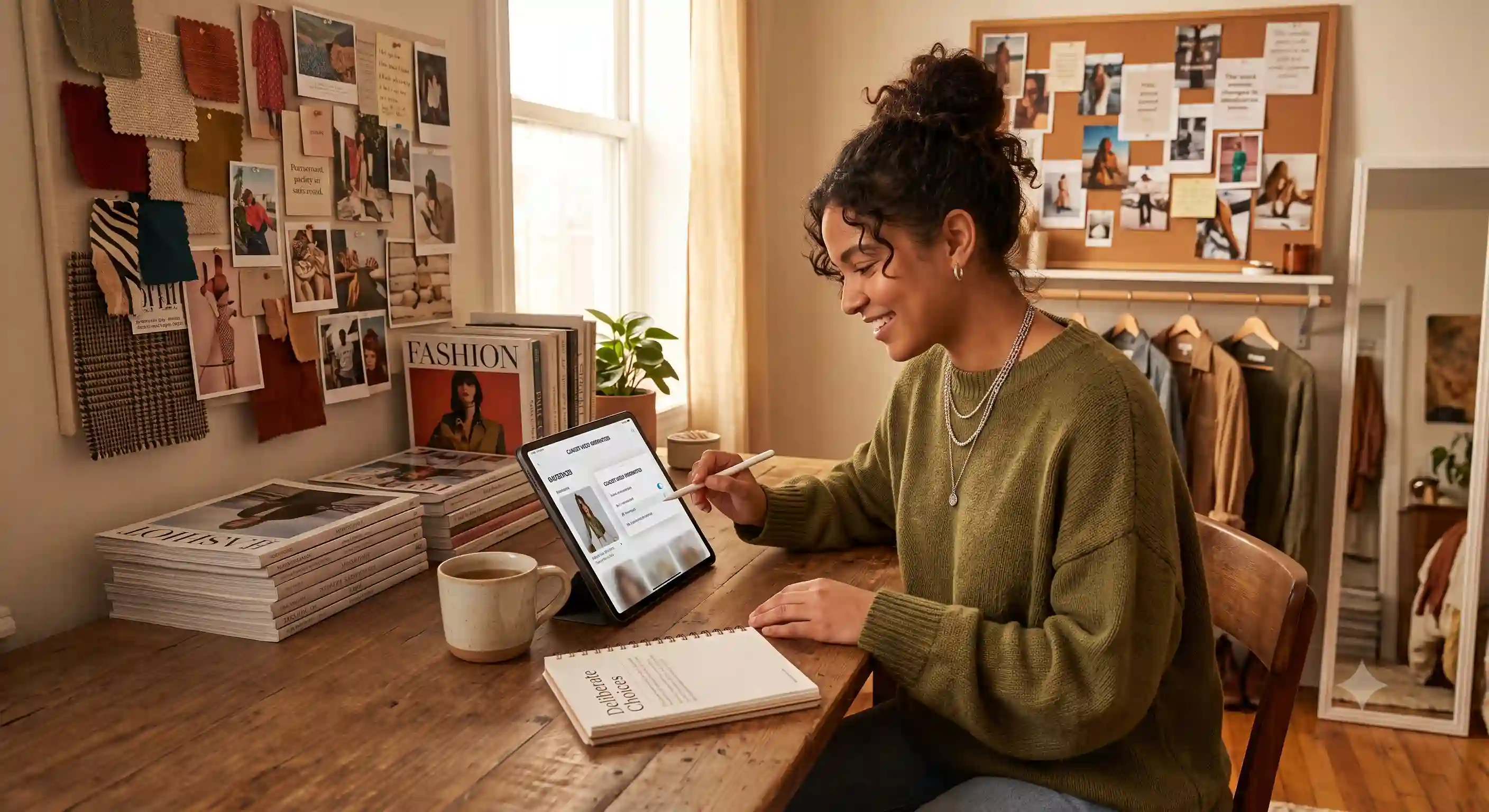 A person stepping back from their phone and social media feeds — representing the deliberate act of auditing digital consumption habits