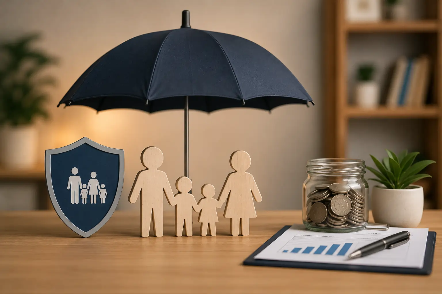 A family at home — the people whose financial future depends on getting life insurance right