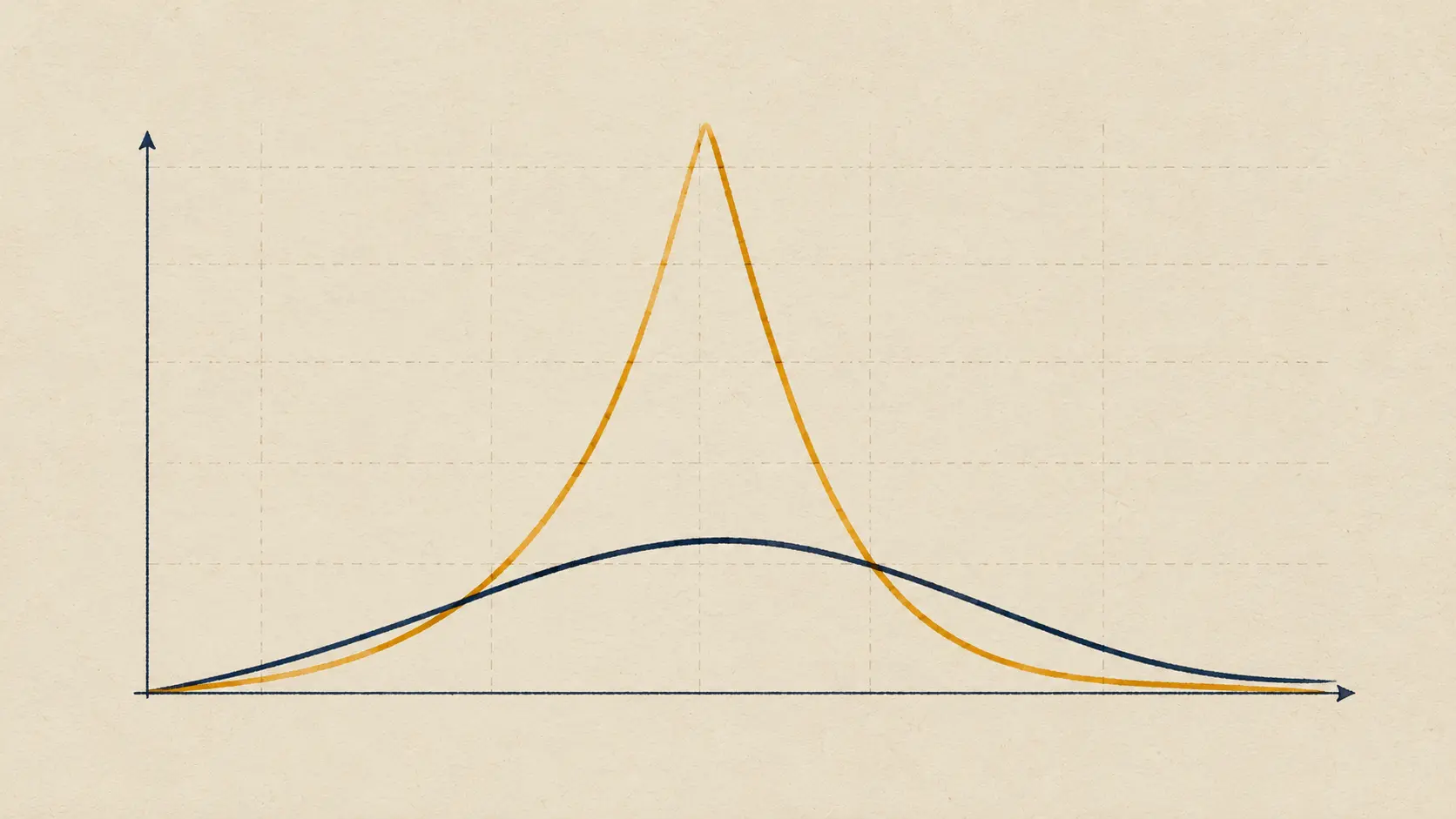 Two overlapping line graphs comparing a sharp blood sugar spike and crash against a flatter, more gradual glucose curve from the same meal eaten differently