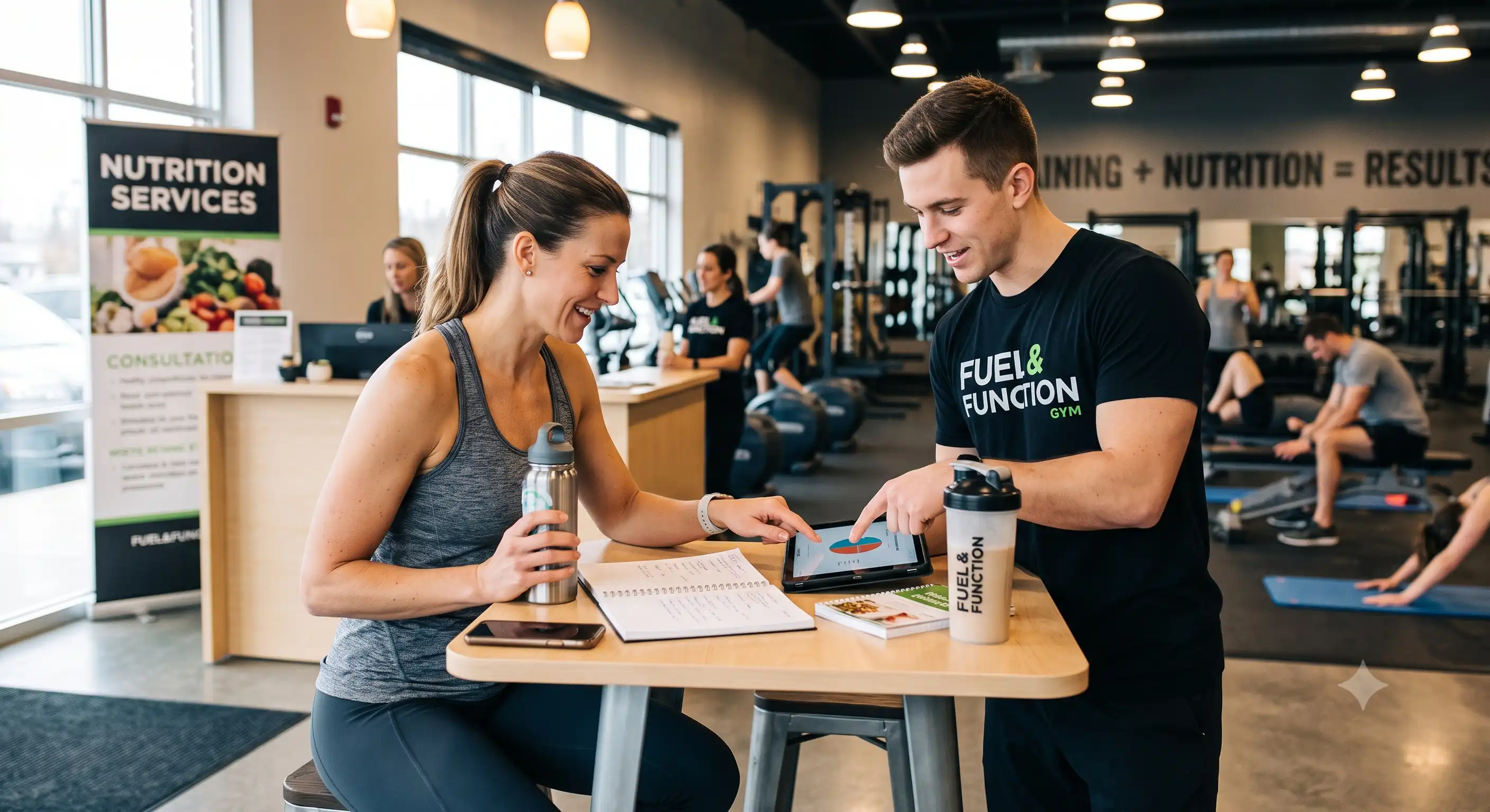 Balanced fitness and lifestyle coaching — the combined training and nutrition approach that research shows produces better results than either alone